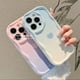 thumbnail image 3 of Carcasa Compatible Para iPhone XR 14 13 11 12 Pro Max 8 7 6 6s Plus SE 2020 XS Moda 3D Wave Colorido Gradiente Ilustración Creativa Funda De Teléfono Protección Suave Cubierta Trasera, 3 of 4