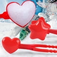 thumbnail image 1 of Heart Shaped Snowball Maker Clip Winter Sand Ball Mold Plastic Clamp Toy 2021, 1 of 6