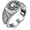 1-Memento Mori Ring, variant on Memento Mori Signet Rings 925 Sterling Silver Gothic Skull Ring Stoic Momento Mori Jewelry Gifts for Men Women