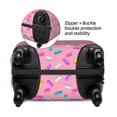 thumbnail image 4 of Easygdp Pink Donut Double-Sided Printed Elastic Suitcase Protective Cover,Invisible Zipper, Business Trip Luggage Cases,Washable And Resistant To Falling -X-Large, 4 of 9