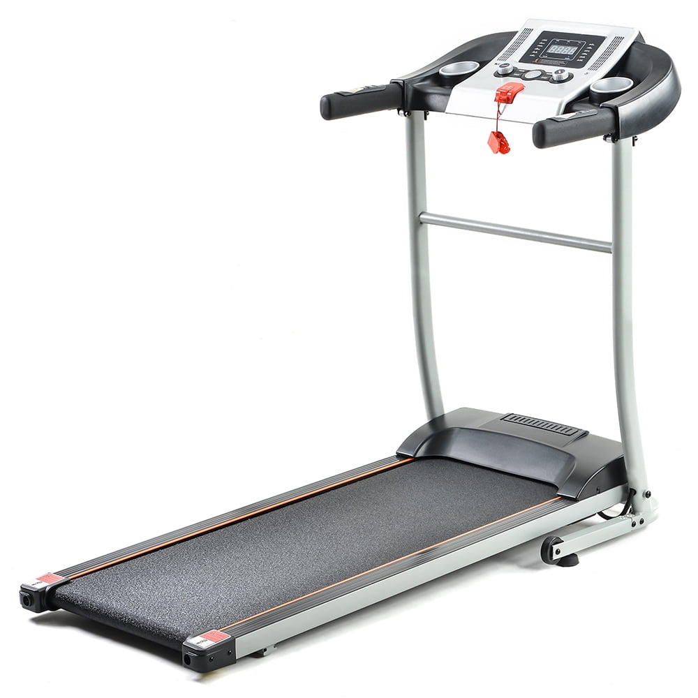 SEGMART Electric Foldable Treadmill, Electric Motorized Treadmill with MP3/Audio Auxiliary Port, 15.8'' Wide Tread Belt, 7.5 MPH Max Speed, Easy Assembly Running Machine for Home & Gym Cardio, S8507