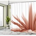 thumbnail image 4 of Ambesonne Flower Shower Curtain, Ombre Leaves Watercolor Art, 69"Wx70"L, Pale Rust, 4 of 4