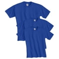 thumbnail image 1 of T-Shirts Blancs pour Hommes à Manches Courtes avec Poche, Lot de 3, 1 of 1