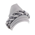thumbnail image 1 of Foulard d'Été Musulman pour Femmes, Sequins Colorés, Couche Spatiale, Chapeau Exagéré, Mode, Assorti, 1 of 1