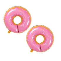 HONITANO Birthday Balloon Doughnut Balloons Pink 75.0X70.0In 2Pcs for