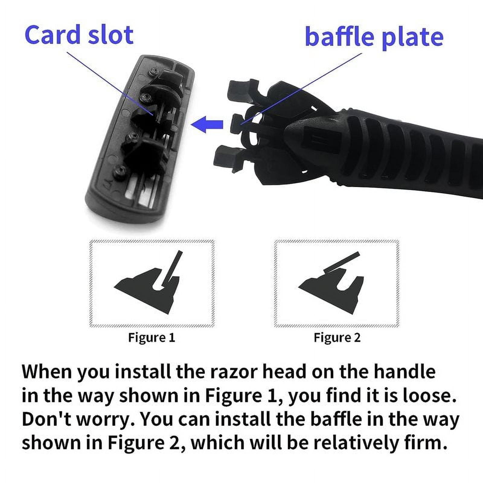 3-layer Stainless Steel Blade Men Razor Washable For Travel For Home Shaver Manual Shave Razors For Daily Face Care
