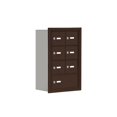thumbnail image 1 of Salsbury 19048-07ZRK D 6 A 1 B Doors R-Mount Keyed Locks Cell Phone Locker In Bronze, 1 of 1