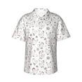thumbnail image 2 of Goofa Funny Chicken Hawaiian Shirt for Men, Unisex Summer Beach Casual Short Sleeve Button Down Shirts,Aloha Tropical Floral print shirt-Large, 2 of 9
