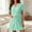 Green, variant on WCJM Shower Robe for Women Womens Soft Short Sleeve Bathrobe Belted with Pockets Loungewear Housecoat Home