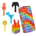 thumbnail image 1 of Kmbangi Bubble Fidget Toys Set, 6Pcs Coin Purse Pencil Case Pen Caps, 1 of 8