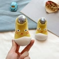 thumbnail image 2 of Baby Boys Girls Cute Cartoon Knit Sock Boots Kids Lightweight Non Slip Walking Booties Warm Indoor Slippers, 2 of 4