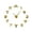 Gold,27inch, variant on Weightlifting Fitness DIY Large Wall Clock Powerlifting Bodybulding Frameless Giant Wall Watch 3D Mirror Wall Sticker(Gold,27inch)