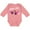 Mauve, variant on Born to Race- Pink Race Car Boys or Girls Long Sleeve Baby Bodysuit