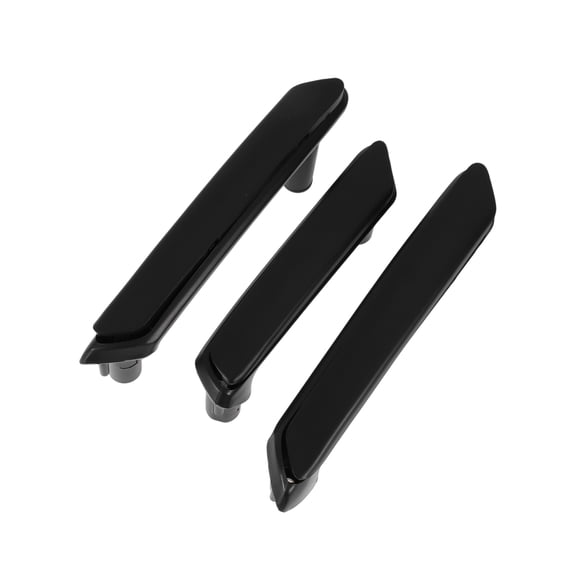 Front Passenger Side Inner Door Panel Handle for VW Passat B5 2001-2005 Interior Support Bracket No.3B4867372/3B0867180A Black ABS 3 Pcs