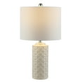 thumbnail image 2 of SAFAVIEH Artef 24 in. Ancient Motifs Table Lamps, Ivory, Set of 2, 2 of 8