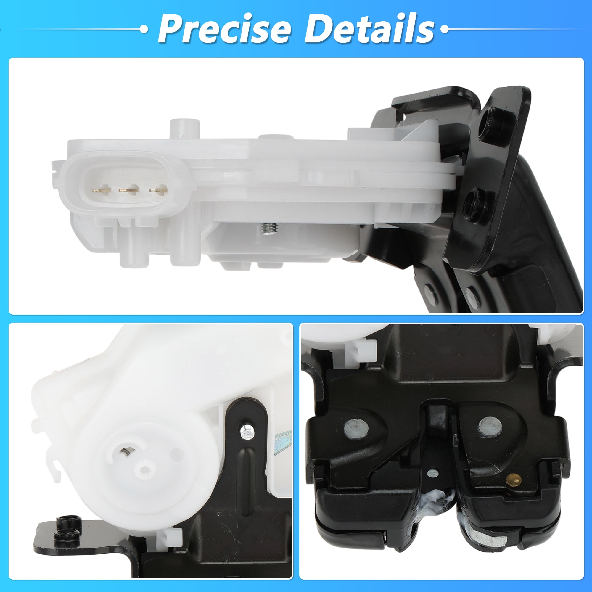 Unique Bargains 68070071AB Rear Trunk Latch Lock Actuator for Fiat 500 2012-2019