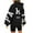 Black, variant on jtjvou Women's Hoodies Pullover Paris Sweatshirts Long Sleeve Loose Letter Print Hooded Pullover Tops Fall Clothes Women,Black,L