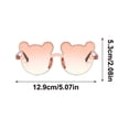 thumbnail image 2 of Cartoon Copy Children Sunglasses Progressive Ocean Sunglasses New Cat Ears Rimless Glasses, 2 of 8