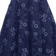thumbnail image 5 of SWSMCLT Women's Summer Dresses Cocktail Sundress Cute A Line Dress Midi Spring Casual Deep V Neck Fitted Lace Navy XX-Large, 5 of 5