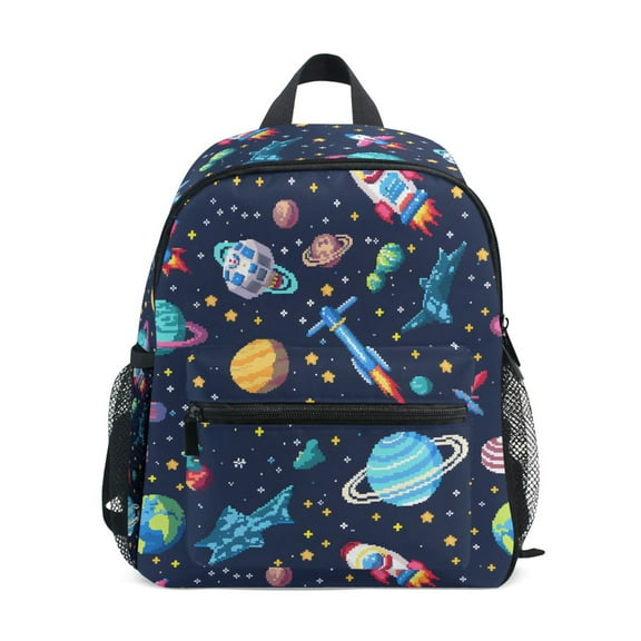 ALAZA Space Stars Planet School Backpack Small Bookbag Mini Bags