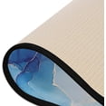 thumbnail image 3 of Kitchen Rugs and Mats Non-Skid Washable Runner Rugs Blue Marble Bright Ink Modern Fluid Art Long 72x24 inch for Floor Cushioned Hallway Entryway Indoor 2x6, 3 of 7