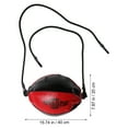 Double End Bag Anchor Boxing Training Ball Stress Reliever Ball Major Boxing Ball Red 40X20X20cm
