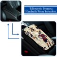 thumbnail image 5 of Football Soft Comfortable 12.5x8.2 Inch Furry Printed Car Armrest Mat Cover Accessories, 5 of 6