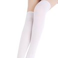 thumbnail image 3 of Calcetines de tubo hasta la atléticos para mujer Calcetines deportivos al Medias altas hasta el muslo Calcetines de tubo de rayas c blanco Salvador Calcetines altos de mujer, 3 of 3