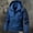 Dark Blue, variant on Men's Color Block Hooded Waterproof Windproof Rain Coat Jacket with Detachable Hood for Outdoor Sports