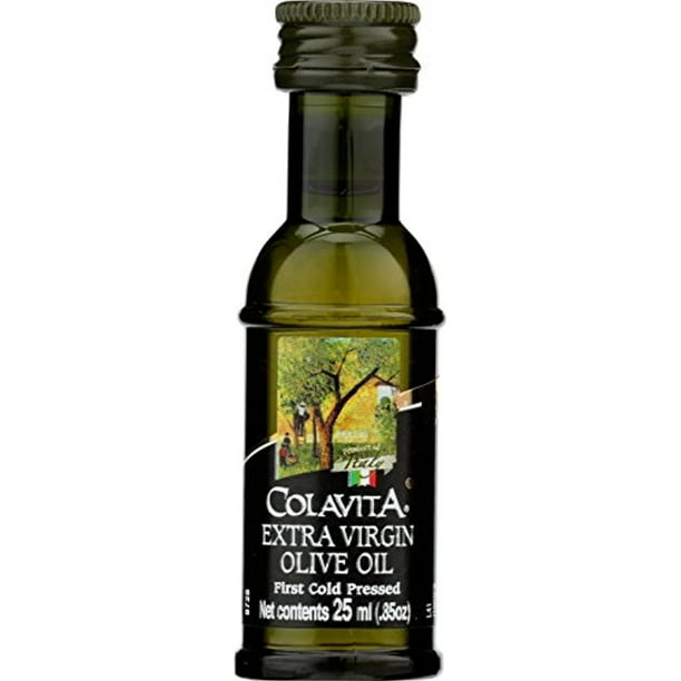 Colavita Extra Virgin Olive Oil, Premium Italian, First Cold Pressed, 25 Ml (Pack Of 80