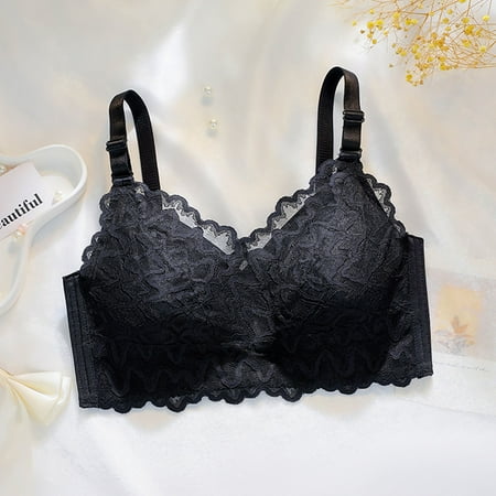 pstuiky Push up Bras for Women  Comfortable Without Steel Rings Small Chest Gathered And Auxiliary Breast Bra Nursing Bra Underwear Flash Deals