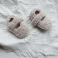 thumbnail image 6 of Infant Baby Solid Color Plush Warm Shoes In Winter, 6 of 9