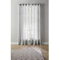thumbnail image 5 of Better Homes & Gardens Slub Sheer Grommet Single Window Curtain Panel, Silver, 52 x 108, 5 of 9