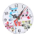 thumbnail image 4 of Reloj de pared de estilo búho de dibujos animados, reloj de pared de madera redondo silencioso, sala de estar, dormitorio, accesorio de decoración del hogar, regalos de Navidad Sweethay JJ15751-03, 4 of 4