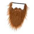 thumbnail image 1 of Disfraz de bigotes , suministros para fiestas, barba postiza larga, Facial para accesorios, , adultos, , en Marrón Sunnimix Barba larga, 1 of 8