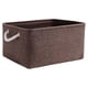 thumbnail image 1 of Moyic Contenedor de almacenamiento plegable para facilitar el acceso y la organización - Organizador de almacenamiento Caja de Almacenamiento y organización del hogar marrón 31*21*13, 1 of 6