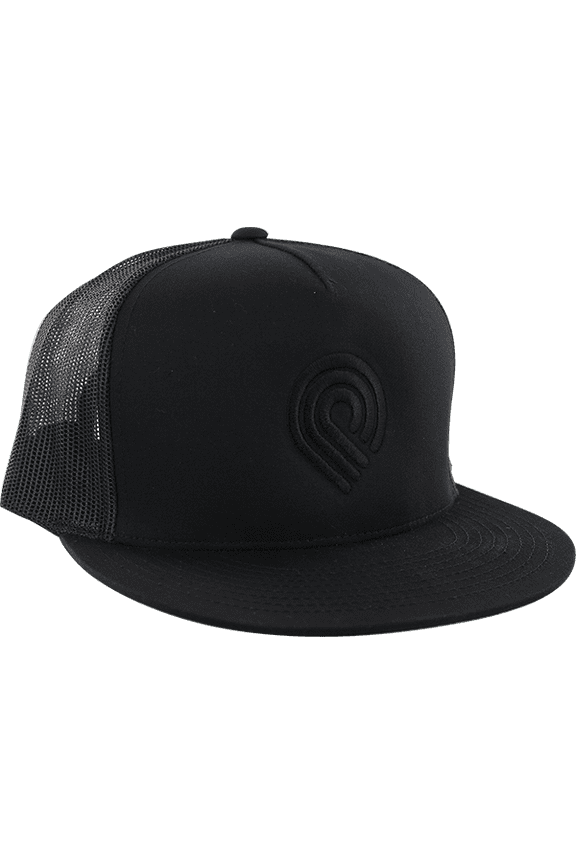 Powell Peralta Triple P Logo Mesh Hat Black