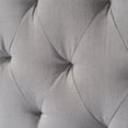 thumbnail image 4 of Full Size Upholstered Headboard with Adjustable Height, Diamond Button Tufting, Linen Fabric, Grey Headboard for Bedroom, Light Grey, 4 of 7