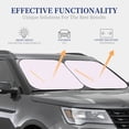 thumbnail image 4 of Haiem Kawaii Cat Paw Car Windshield Sun Shade (2 Pieces) Foldable Windshield Sun Shade Car Accessories for Truck SUV Pickup-Large, 4 of 7