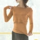 thumbnail image 1 of Mujeres 2 piezas Crop Tops camisola conjunto de modal suave correas espaguetis agujeros para el pulg Abanopi Camisa y camisola, 1 of 7