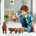 thumbnail image 5 of Qocolhg Montessori Toys for 1 Year Old, Bear Figurines, Realistic Animals Bear Family Figures Toy Education Toy for Kids Toddlers, Christmas Birthday Gifts for Girls Boys, Toddler Toys for Ages 2-4, 5 of 7