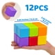 thumbnail image 4 of Bloques de construcción magnéticos Pairez Toys, cubos grandes, 12 unidades, 4 of 7