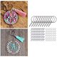 thumbnail image 3 of Llavero de acrílico 220pcs con anillos de cadena de pines de tornillo para manualidades de llavero de bricolaje , plata, 3 of 6