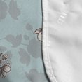 thumbnail image 4 of Garden Microwave Oven Cover, Flower Blossom with Pastel Colored Background Hand Sketch Wedding Romantic, Water Resistant Organizer with Pockets Kitchen, 36" x 12", Pale Blue Grey White, by Ambesonne, 4 of 4