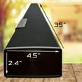 thumbnail image 3 of Gravity 160W Sound Bar for TV Wireless 35 Inch Soundbar Speaker w/ SUB, BT, HDMI Bundle, 3 of 5