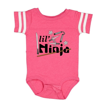 

Inktastic Lil Ninja Gift Baby Boy or Baby Girl Bodysuit