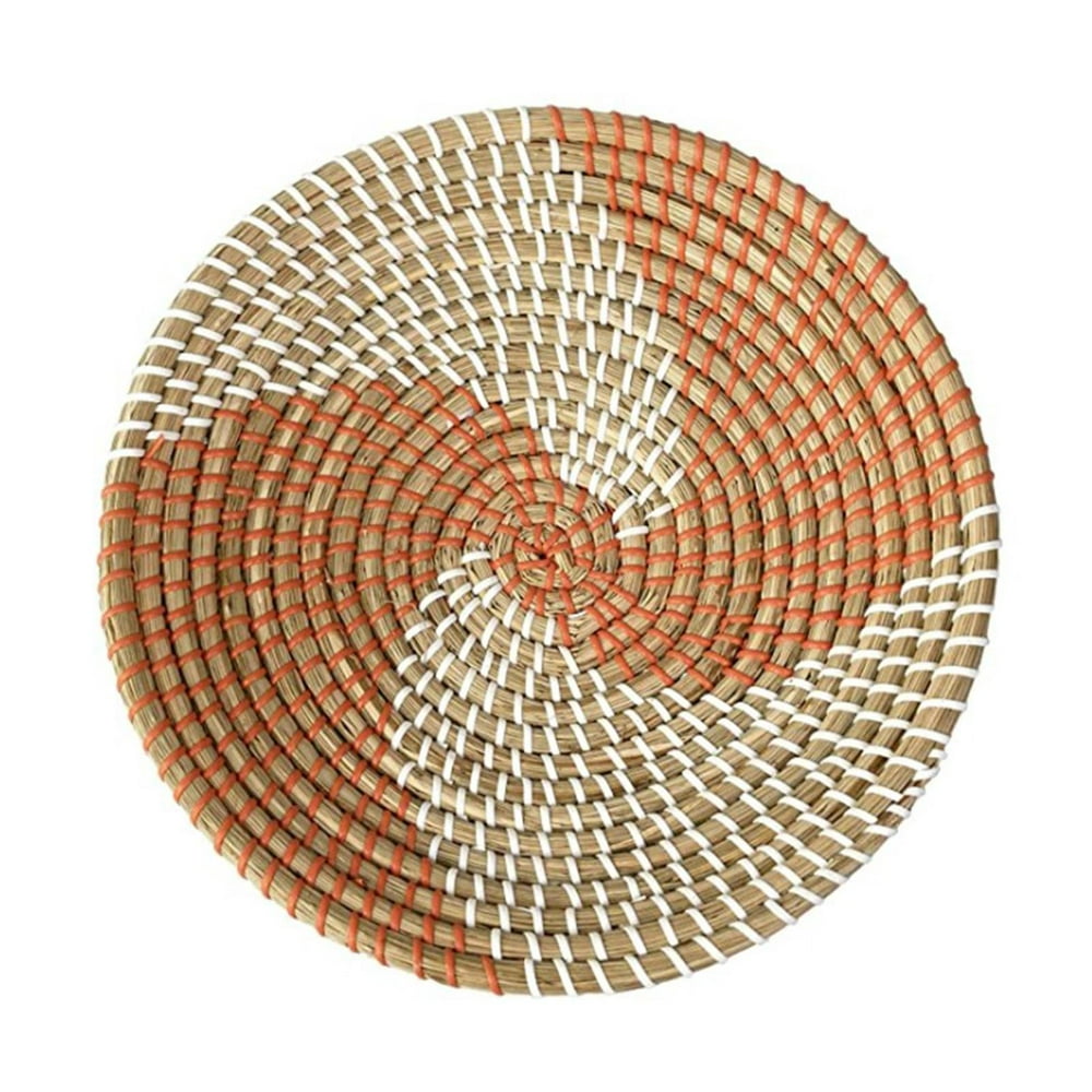Woven Basket Bowl Wall Decor Boho Bowl Chic Housewarming