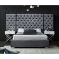 thumbnail image 5 of Grande Navy Velvet King Bed-Color:Navy Velvet,Style:Contemporary, 5 of 6