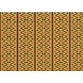 thumbnail image 1 of Ahgly Company Indoor Rectangle Patterned Golden Brown Yellow Area Rugs, 3' x 5', 1 of 6