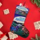 thumbnail image 4 of Super Monstruos Tema: Calcetines de Navidad, fino lino blanco para colgar en escaleras y chimenea, decoración navideña para el hogar, regalo de Navidad.54cm×38cm, 4 of 5